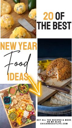 new year's food ideas for the family and friends to enjoy in their home