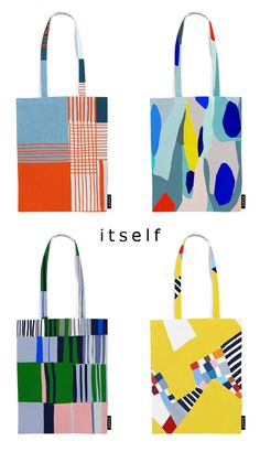 I would like to create a series of tote bags that are like a piece of artwork   i t s e l f  . But looking for manufacturers with high stan... Ophelia Pang, Sacs Tote Bags, Painting Fabric, Painted Bags, Lv Bags, Hur Man Målar, Eco Bag, Fabric Bags, Fabric Bag