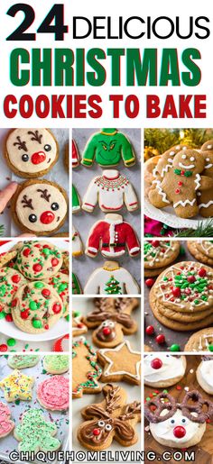 twelve delicious christmas cookies to bake