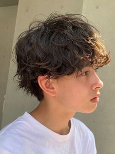 Perm Hair Men, Ftm Haircuts, Boy Hairstyle, Surfer Hair, Men Haircut Curly Hair, Asian Haircut, Mens Hairstyles Thick Hair, Men Hair Color