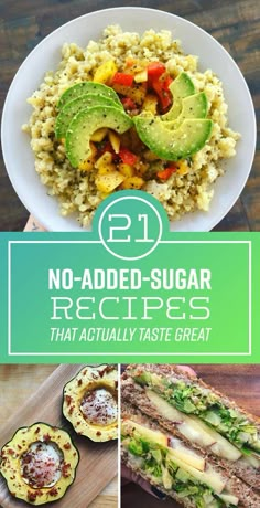 No Sugar Recipes, Sugar Foods, Detox Meal Plan, 21 Day Sugar Detox, Sugar Free Diet, No Sugar Diet