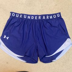 Brand New - Worn Maybe 3 Times. Royal Blue Color. Blue Under Armour Bottoms With Built-in Shorts, Under Armour Blue Shorts For Summer, Blue Under Armour Summer Shorts, Under Armour Blue Bottoms For Summer, Under Armour Summer Blue Bottoms, Blue Under Armour Sports Shorts, Under Armour Blue Sports Shorts, Sporty Blue Athletic Shorts By Under Armour, Sporty Blue Under Armour Athletic Shorts