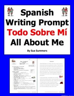 spanish writing prompts to help students learn how to write