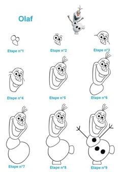 how to draw disney characters from frozen world