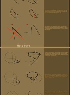 how to draw the nose with pencils and markers in adobe, photoshopped