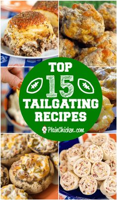 the top 15 tailgating recipes