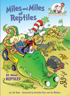 the cat in the hat and other children's books about reptiles