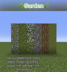 an image of a computer screen with the text garden