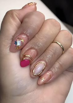 Rinestine Makeup, Nail Ideas At Home, Nails Con Relieve, Nails Inspo Fall, Latte Nails, Fall Nail Inspo, Fall Nail Ideas, Fall Manicure, Cool Breeze