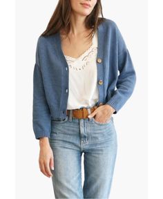 in stock Denim Cardigan, Milk Color, Crop Cardigan, Cropped Cardigan Sweater, Fitted Cardigan, Cotton Cardigan, Cropped Cardigan, Denim Blue, Cardigan Sweater