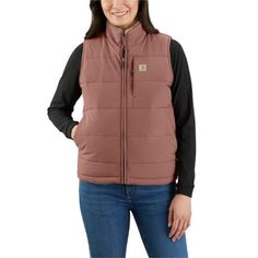 Carhartt Vest, Carhartt Style, Utility Vest, Womens Puffer Vest, Carhartt Womens, Light Rain, Outerwear Vest, Sherpa Lined, Outerwear Women