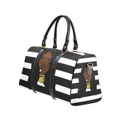 This bag is stylish and cute!!! You're sure to be the center of attention whenever you carry it!! Bag dimensions-20.87in(l) x 9.84in(w) x 12.01in(h) Weight 37 ounces The features of this bag include: - Made of high-grade waterproof fabric with microfiber leather, durable, and water-resistant - One main compartment big enough to put your purse, cosmetic case, sunglasses, etc. - One interior pocket for small items - Sturdy portable belt and adjustable shoulder carry strap *CARE INSTRUCTIONS* _____ Large Capacity Shoulder Duffle Bag For Shopping, Trendy Large Capacity Shoulder Duffle Bag, Trendy Gym Shoulder Bag With Zipper Closure, Rectangular Everyday Duffle Bag, Trendy Gym Bag For Travel, Trendy Tote Gym Bag With Zipper Closure, Trendy Everyday Duffle Bag With Double Handle, Trendy Travel Shoulder Bag With Top Carry Handle, Trendy Gym Bag With Zipper Closure