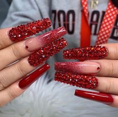 Red Chrome Nails, Red Nail, Sparkle Nails, Dark Nails, Square Acrylic Nails