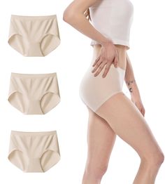 PRICES MAY VARY. Smooth and Seamless Underwear: This seamless women's underwear offers a classic, smooth, and breathable design, perfect for all-day wear and providing a comfortable, easy fit in any season. Modern High-Waist Briefs for Women: Available in sizes XS-XL, our high-waist underwear offers excellent coverage with a contemporary style, ensuring a comfortable and flattering fit. All-Day Comfort: Our high-waisted women's underwear is lightweight, breathable, and moisture-wicking, keeping you dry and comfortable even during intense activities. Flexible Fit for All Sizes: Made from 84.6% Nylon and 15.4% Spandex, these women's briefs provide unrestricted movement; the luxurious, high-performance fabric maintains its stretch and adapts to all body types. Designed for All Women: We creat Lounge Lingerie, Kids Luggage, Briefs, Contemporary Style, Moisture Wicking, High Waist, High Rise, Lingerie, High Waisted