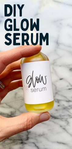 Serum At Home, Facial Serum Diy, Face Serum Recipe, Serum For Glowing Skin, Beauty Treatments Skin Care, Facial Oils, Diy Glow, Diy Beauty Treatments