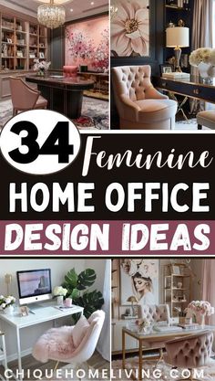 the best home office design ideas for women in their 30's and 40's