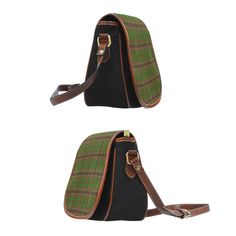 Murphy 01 Tartan Clan Saddle Handbags TG54 Product Detail: Manufactured with premium water-proof canvas material. Features a comfortable and sturdy adjustable cross-body carrying strap made with leather and high-quality stitching for long-lasting durability. Finished with multiple interior compartments to keep your items organized. Green Leather Trim Crossbody Shoulder Bag, Green Satchel Bag With Leather Trim, Rectangular School Bag With Leather Trim, Rectangular School Bags With Leather Trim, Green Rectangular Saddle Bag For Travel, Green Leather Trim Shoulder Bag For Daily Use, Green Satchel Saddle Bag For Travel, Leather Handle Crossbody Shoulder Bag For School, Green Saddle Bag With Adjustable Strap For Travel