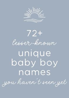 Wanna know the unique names for boys we are seriously crushing on for 2024? This uncommon baby names list is full of the baby boys names that you don't hear every day - whether you love more cute baby names, or slightly unusual baby names, or even majorly uncommon baby names, this full list of cute baby boy names with meanings will give you tons of name inspiration for that sweet little one of yours! Unique Baby Names For Boys, Unique Names For Boys, Names I Love, Western Baby Names, Short Boy Names, Uncommon Boy Names, Uncommon Baby Boy Names, Cool Baby Boy Names