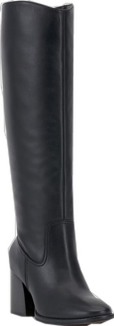 Classic Knee-high Faux Leather Boots, Classic Formal Knee-high Faux Leather Boots, Black Knee-high Wedge Boots For Formal Occasions, Formal Knee-high Faux Leather Boots With Block Heel, Formal Knee-high Boots With Block Heel In Faux Leather, Formal Faux Leather Knee-high Boots With Block Heel, Platform Slippers, Kids Sandals, Pointed Toe Shoes