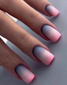 Gradient Nail Color Ideas, Fresh Nail Art, Girls Nail Designs, Punk Nails, Matte Nails Design, Nail Designs Glitter, Girls Nails, Fancy Nails