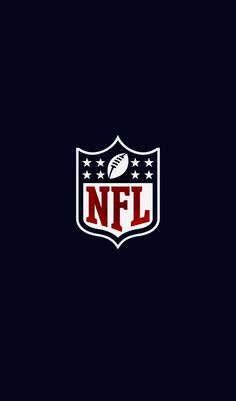 the nfl logo on a dark background