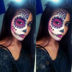 Carnaval Makijaż Sugar Skull, Sugar Skull Makeup Tutorial, Halloween Tutorial