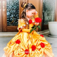 This Beautiful Dress is perfect for any occasion Custom dress ready in 4-6 weeks Please communicate with me if you need dress sooner Elegant Princess Dress, Beauty And The Beast Dress, Princess Jasmine Dress, Dresses Cosplay, Princess Belle Dress, Minnie Mouse Tutu Dress, Tinkerbell Dress, Belle Dresses, Belle Costume