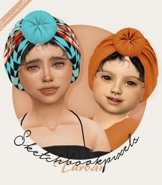 Simiracle: Turban converted • Sims 4 Downloads Clare Siobhan, Sims 4 Patreon, Sims 4 Black Hair, Sims 4 Children