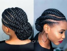 Updo Cabello Natural, Flat Twist Styles, Diy Updo, Flat Twists, Cabello Afro Natural, Flat Twist Updo, Braiding Styles