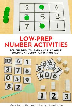 Easy Math Activities for Preschoolers to Learn Numeracy Number Activities For Preschoolers, Math Activities For Preschoolers, Number Activities Preschool, Easy Math, Number Activities, Math Activities Preschool