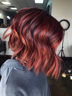 Redhead Inspiration, Curly Balayage Hair, Red Balayage Hair, Short Red Hair, Hair Color Auburn, Hair Affair, Short Hair Balayage, Short Hair Color, Auburn Hair