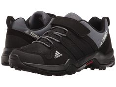 adidas Outdoor Kids Terrex AX2R CF (Little Kid/Big Kid) Boys Shoes Black/Black/Onix Adidas Low-top Running Shoes For Hiking, Adidas Functional Running Shoes For Outdoor, Functional Adidas Running Shoes, Adidas Low-top Hiking Sneakers, Adidas Trail Running Shoes For Sports With Round Toe, Adidas Lace-up Trail Running Shoes For Sports, Sporty Adidas Logo Sneakers For Hiking, Adidas Sporty Hiking Sneakers, Sporty Adidas Hiking Sneakers