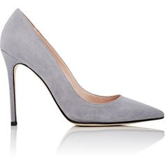 Grey High Heels, Grey Pumps, Pump It Up, Shoes Grey, Grey Suede, Grey Shoes, Shoes Pumps, Barneys New York, Suede Pumps