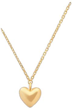 TAI JEWELRY Necklace Gold Vermeil Puffed Heart Pendant Necklace Elegant Heart Necklace For Valentine's Day Keepsake, Elegant Heart-shaped Necklace For Keepsake, Elegant Double Heart Necklace For Keepsake, Elegant Double Heart Keepsake Necklace, Elegant Heart Necklace For Mother's Day Keepsake, Valentine's Day Open Heart Charm Necklace, Formal Heart Pendant Necklace For Valentine's Day, Valentine's Day Open Heart Keepsake Necklace, Formal Heart Pendant Necklace