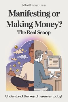 Is manifesting money just wishful thinking or is making money all about hustle? Let’s break it down and see how both can work together to create your ideal financial life. Curious? READ MORE! 💰✨🔮manifesting money fast, making money online, money mindset tips, manifesting vs making money, law of attraction tricks, earning money from home, how to manifest money, money manifestation tips, wealth mindset, abundance mindset, manifest wealth, personal finance, financial freedom, how to make money, money tips, passive income, financial growth, mindset shift, attracting money, business mindset, manifesting success, mindset for wealth.