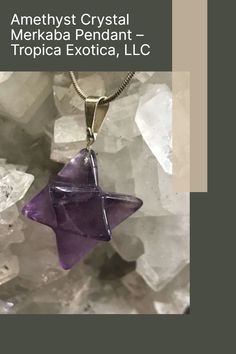 Place this pendant on your favorite length necklace. Measures approximately 1/2 to 3/4 inch in width depending on which size you choose. #amethyst #merkaba #merkabapendant #amethystmerkaba #crystalpendant #pendant #pendantfornecklace #crystaljewelry #uniquependant #uniquegift #crystals #crystalsforsale Psychic Gifts, Crystal Pendants, Crystals For Sale, Length Necklace, Spiritual Awareness, Unique Pendant, Spiritual Jewelry, Amethyst Crystal, Crystal Pendant