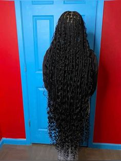 Boho Plaits, Normal Braids, Knotless Plaits, Baddie Braids, Long Braided Hairstyles, Boho Knotless Braids, Boho Knotless, Soft Locs, Braiding Your Own Hair