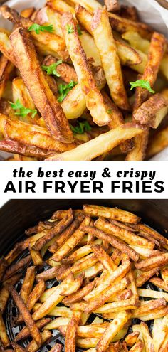 the best easy and crispy air fryer fries