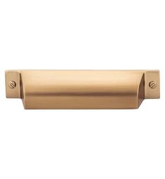 an image of a brass door handle on a white background with clipping for text