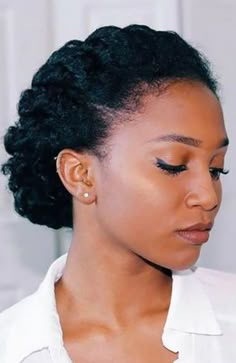 Natural Hair Mohawk, Fine Natural Hair, Natural Hairstyles For Black Women, Woman Hairstyles, Hairstyles For Natural Hair, Protective Hairstyles For Natural Hair, Natural Hair Styles Easy, Hair Styles Easy, Natural Hair Updo