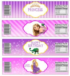 the princess and the frog birthday candy bar wrapper