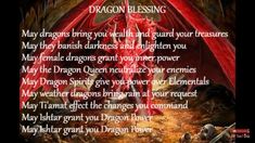 a poem written in the language of dragon blessing