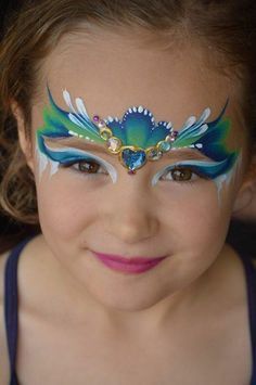 Peacock Face Painting, Peacock Makeup, Mask Face Paint, Bodysuit Tattoos, Halloweenský Makeup