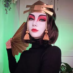 Cosplay test of Suki [Kyoshi Warrior] - TheLastAirbender Suki Avatar, Kyoshi Warrior, Avatar Cosplay, Halloween Coustumes, Diy Kostüm, Halloween Costume Outfits, Cosplay Characters, Amazing Cosplay, Cute Cosplay