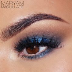 Blue Eyeshadow Makeup, Blue Makeup Looks, Dance Makeup, Event Makeup, Eye Makeup Steps, Out Of The Blue