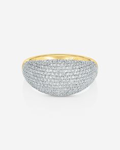 Pavé Jumbo Diamond Cloud Ring Red Carpet Affair, Cloud Ring, Diamond Ring Gold, Ring Concierge, Necklace Length Guide, Bracelet Size Chart, Colored Diamond Rings, Engagement Ring Diamond, Pave Diamond Ring