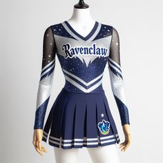 Ravenclaw Cheerleader Outfit, Cheerleading Dress, Slytherin Outfit, Birthday Outfit For Teens, Cheerleader Costume, Cheer Outfits, Cheerleading Outfits, Cheer Dance, Future Outfit