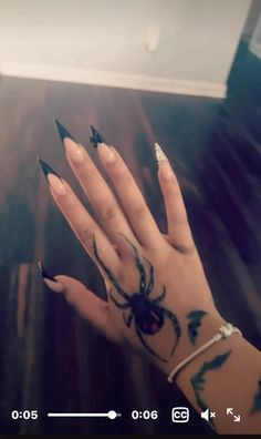 Bug Tattoo, Pretty Hand Tattoos, Tattoos For Women Half Sleeve, Hard Nails, Claw Nails, Tattoos For Black Skin, Pretty Tattoos For Women, Work Nails, Dope Nail Designs