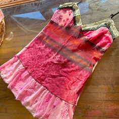 2 Left! New With Tags. Size L Pink Ruffled Camisole For Summer, Pink Ruffled Spaghetti Strap Camisole, Pink Ruffled Camisole, Pink Ruffled Cami Tank Top, Pink Camisole For Spring Party, Casual Pink Camisole With Ruffles, Pink Spaghetti Strap Top For Party, Casual Pink Ruffled Camisole, Bohemian Pink Tops With Ruffles