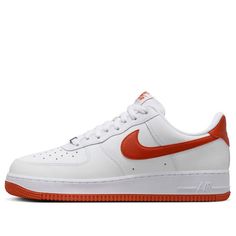 Nike Air Force 1 '07 'White Dragon Red' FJ4146-106 Casual White Nike Air Force 1 For Sports, Nike Air Force 1 White For Light Sports, Nike Air Force 1 White Sports Shoes, Limited Edition Sneakers, Nike Air Force 1 07, White Dragon, Apparel Shop, Sports Sneakers, Sport Sneakers